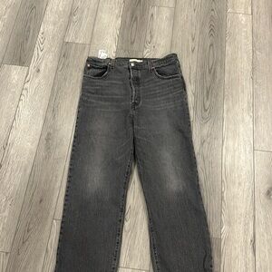 Levi’s ribcage grey black size 32